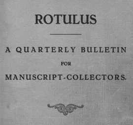 rotulus erik von scherling